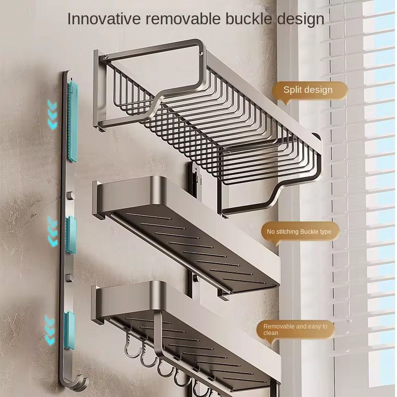 Étagère de salle de bain multifonction – Design pratique et élégant pour une organisation parfaite