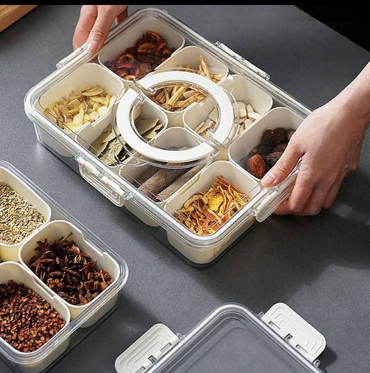 Boîte portable pour collations et rangement de cuisine – Organisez vos repas avec style et praticité