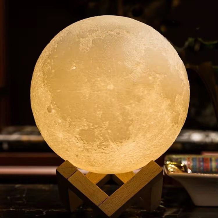 Lampe Lune 3D – Éclairage magique et multi-couleurs