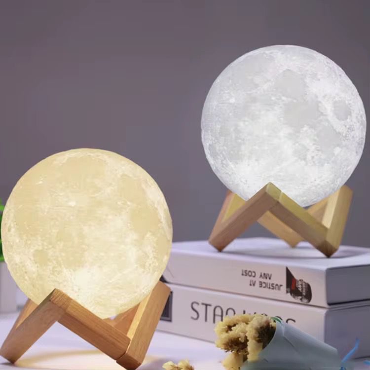 Lampe Lune 3D – Éclairage magique et multi-couleurs