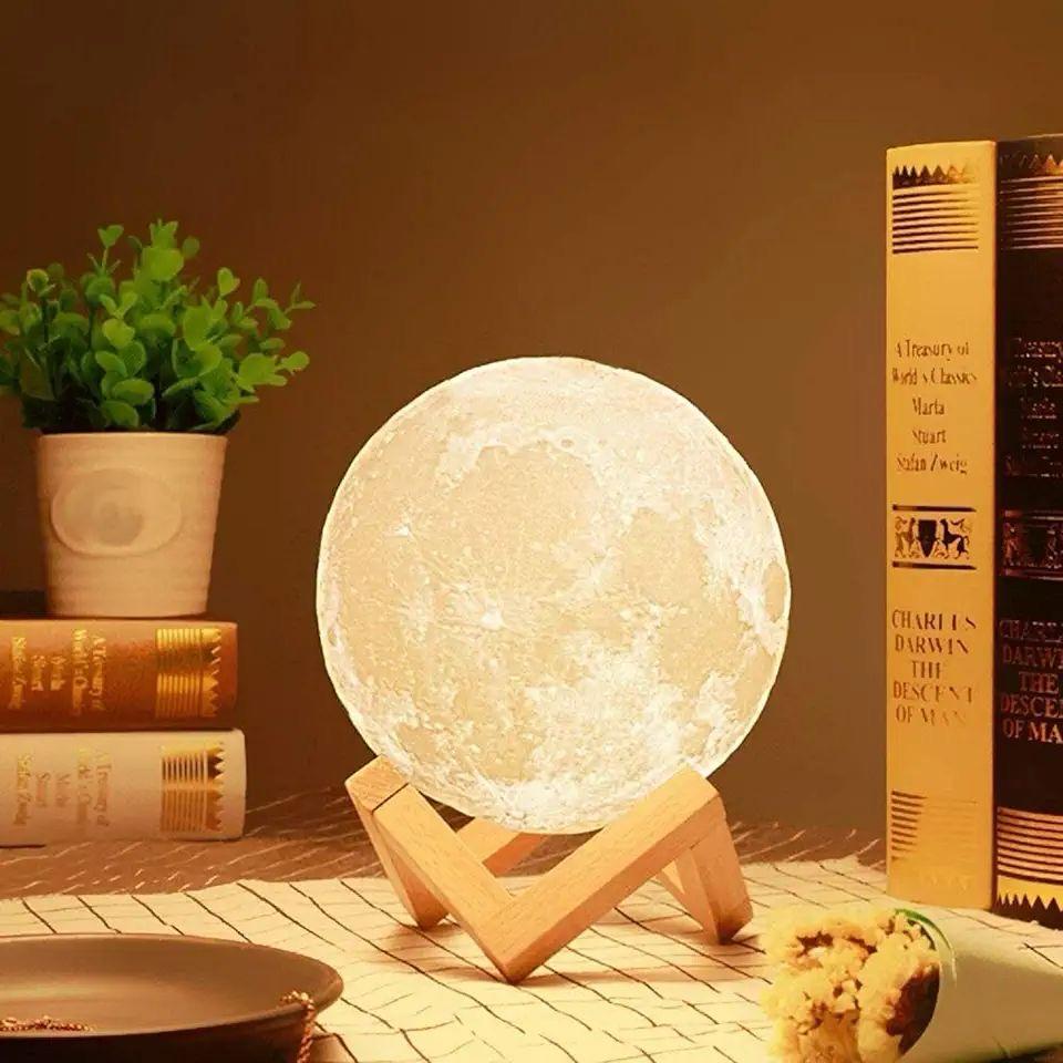 Lampe Lune 3D – Éclairage magique et multi-couleurs