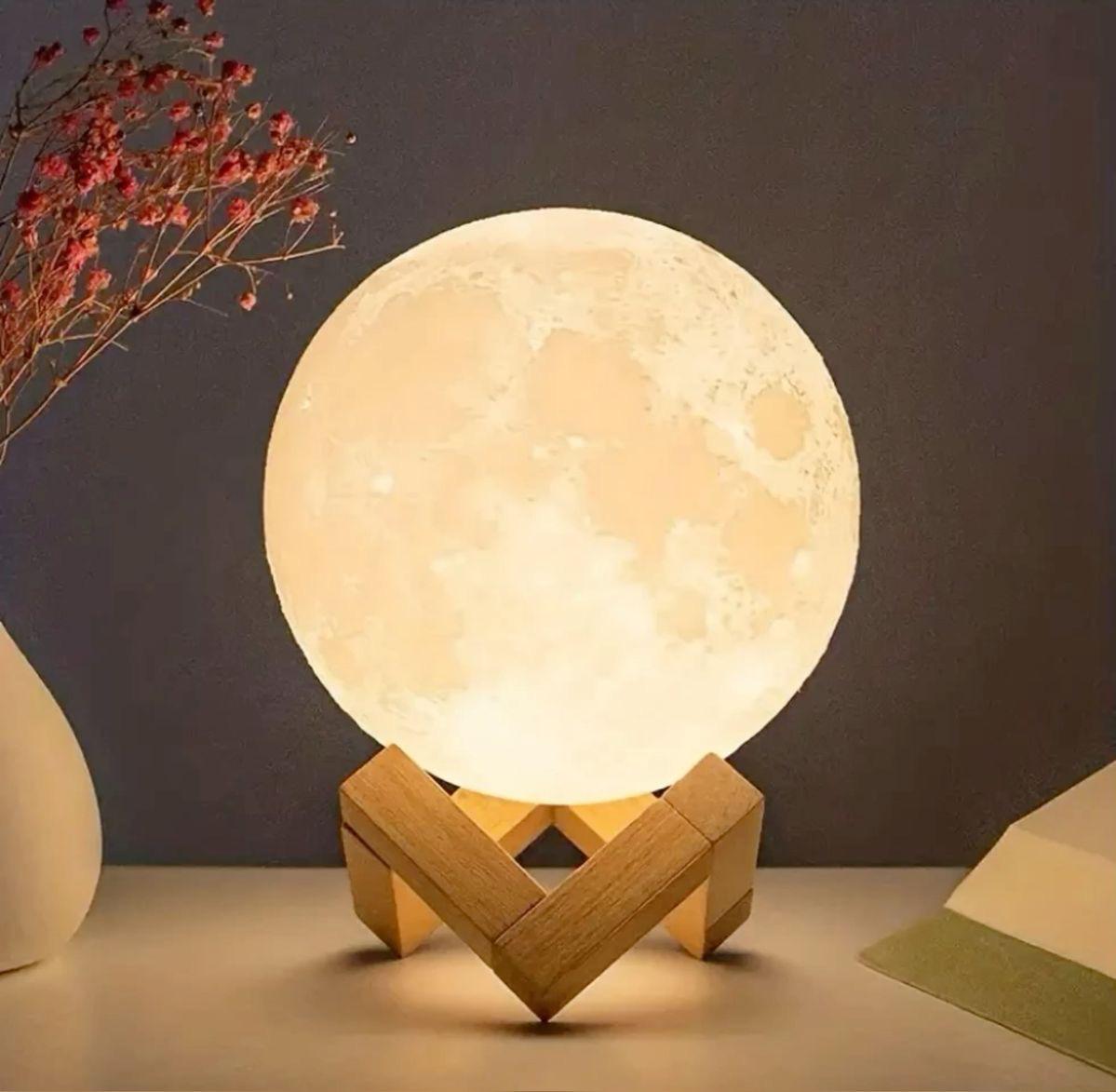 Lampe Lune 3D – Éclairage magique et multi-couleurs