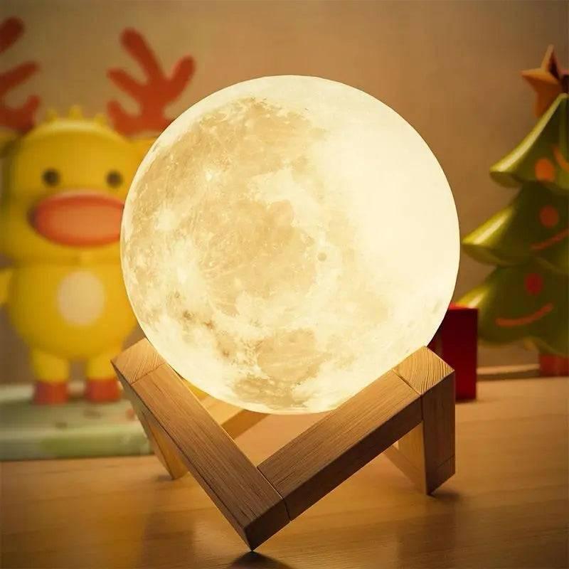 Lampe Lune 3D – Éclairage magique et multi-couleurs